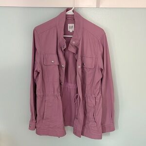 GAP Women's Mauve Utility Jacket